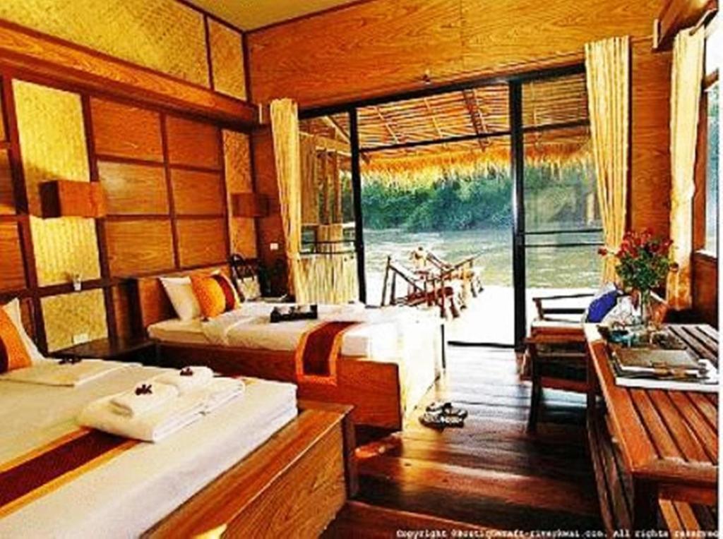 Boutique Raft Resort, River Kwai Ban Huai Maenam Noi Oda fotoğraf